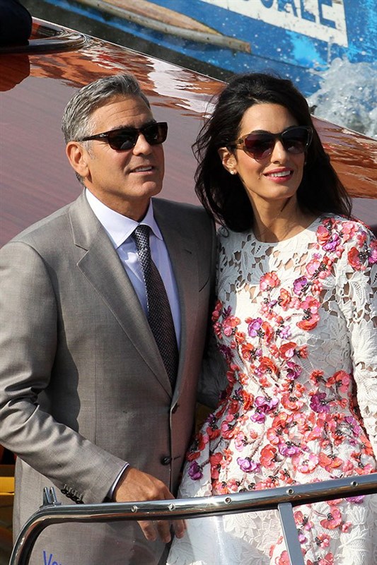 George Clooney and Amal Alamuddin Wedding Pictures